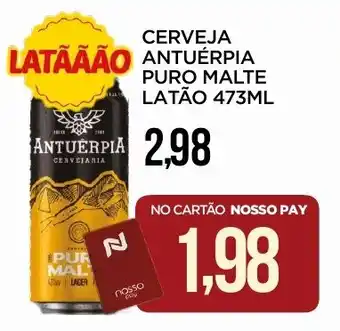 Apoio Mineiro Cerveja antuerpia puro malte latão oferta