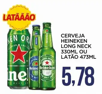 Apoio Mineiro Cerveja heineken long neck oferta