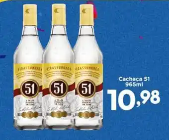 Confiança Supermercados Cachaça 51 oferta