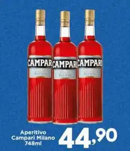 Confiança Supermercados Aperitivo Campari Milano oferta