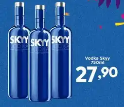 Confiança Supermercados Vodka Skyy oferta