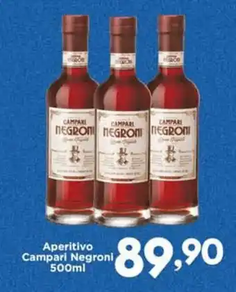 Confiança Supermercados Aperitivo Campari Negroni oferta