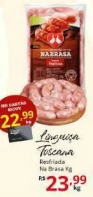 Ricoy Supermercados Linguica Toscana Resfriada Na Brasa 1kg oferta