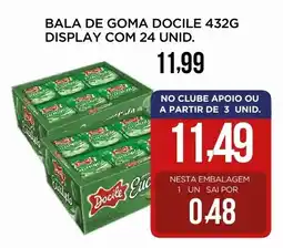 Apoio Mineiro Bala de goma docile display oferta