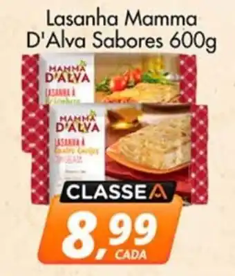 Delta Supermercados Lasanha Mamma D'Alva Sabores oferta