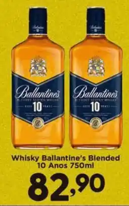 Confiança Supermercados Whisky Ballantine's Blended 10 Anos oferta