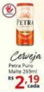 Cerveja Petra Puro Malte lata 269ml