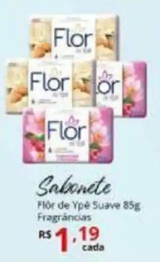 Ricoy Supermercados Sabonete Flor de Ype Suave Fragrancias 85g oferta