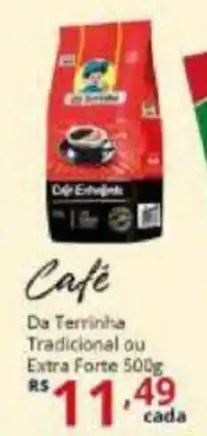 Ricoy Supermercados Cafe Da Terrrinha Tradicional ou Extra Forte 500g oferta