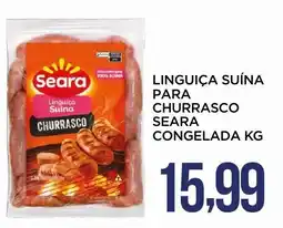 Apoio Mineiro Linguiça suína para churrasco seara congelada oferta