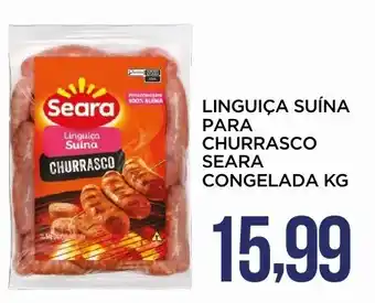 Apoio Mineiro Linguiça suína para churrasco seara congelada oferta