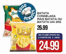 Apoio Mineiro Batata congelada mais batata ou batata uai oferta