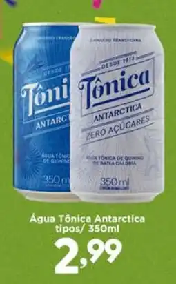 Confiança Supermercados Água Tônica Antarctica tipos oferta