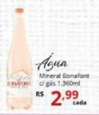 Agua Mineral Bonafont c/ Gas 1.360L