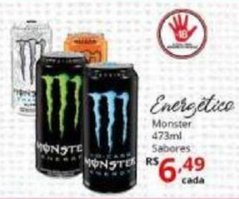 Ricoy Supermercados Energetico Monster 473ml sabores oferta