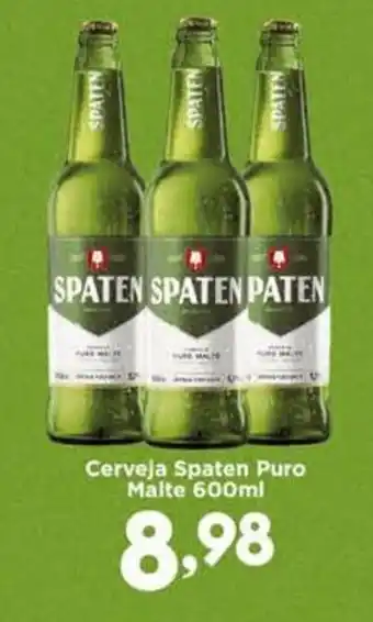 Confiança Supermercados Cerveja Spaten Puro Malte oferta