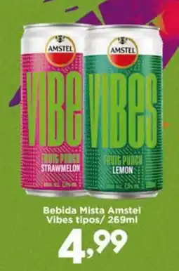 Confiança Supermercados Bebida Mista Amstel Vibes tipos oferta