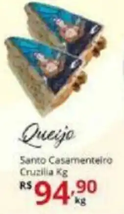 Queijo Santo Casamenteiro Cruzilia 1kg