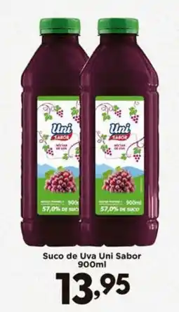 Confiança Supermercados Suco de Uva Uni Sabor oferta