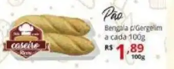 Pao Bengala c/ Gergelim a cada 100g