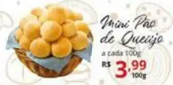 Ricoy Supermercados Mimi Pao de Queijo a cada 100g oferta