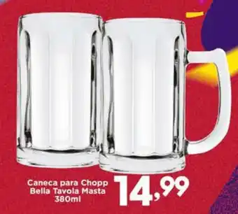 Confiança Supermercados Caneca para Chopp Bella Tavola Masta oferta