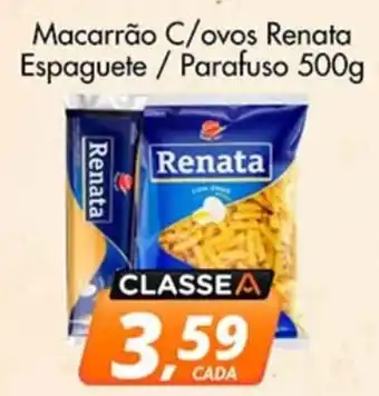 Delta Supermercados Macarrão C/ovos Renata Espaguete/Parafuso oferta