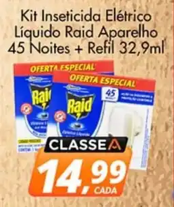 Delta Supermercados Kit Inseticida Elétrico Líquido Raid Aparelho 45 Noites +Refil oferta