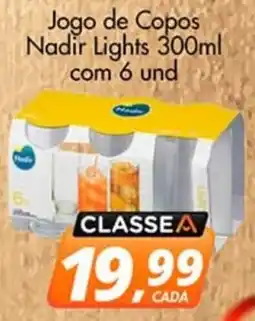 Delta Supermercados Jogo de Copos Nadir Lights oferta