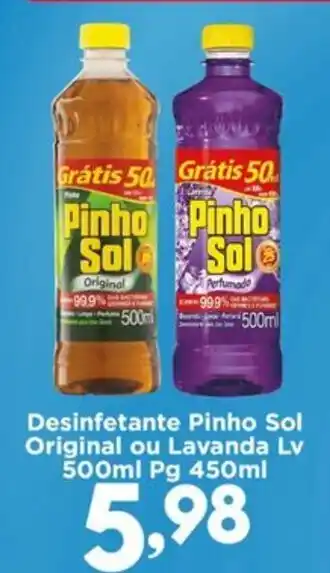 Confiança Supermercados Desinfetante Pinho Sol Original ou Lavanda oferta