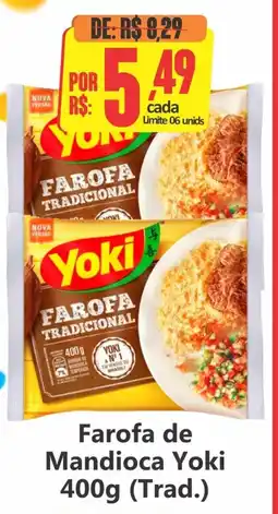 Big Supermercados Farofa de Mandioca Yoki (Trad.) oferta