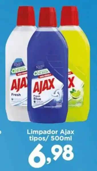 Confiança Supermercados Limpador Ajax tipos oferta