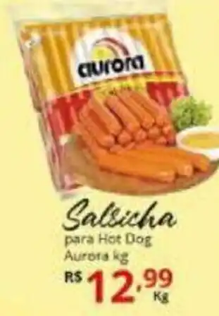 Ricoy Supermercados Salsicha Para Hot Dog Aurora 1kg oferta