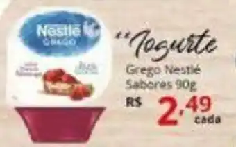 Ricoy Supermercados Iogurte Grego Nestle Sabores 90g oferta