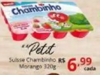 Petit Suisse Chambinho Morango 320g