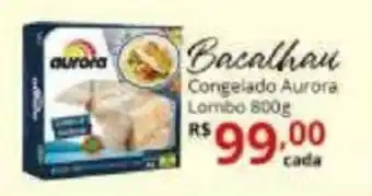 Ricoy Supermercados Bacalhau congelado Aurora Lombo 800g oferta