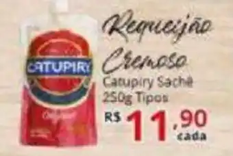 Ricoy Supermercados Requeijao Cremoso Catupiry Sache 250g tipos oferta