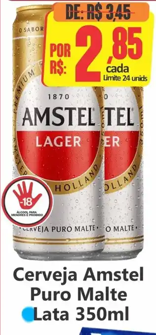 Big Supermercados Cerveja Amstel Puro Malte Lata oferta