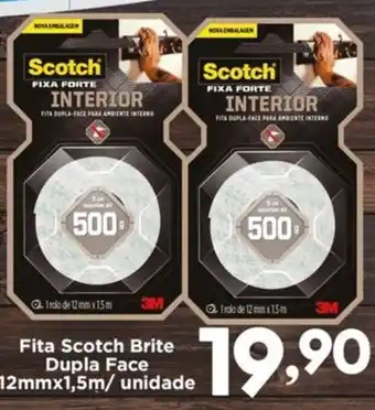 Confiança Supermercados Fita Scotch Brite Dupla Face oferta