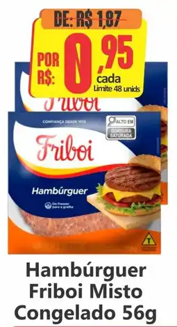 Big Supermercados Hambúrguer Friboi Misto Congelado oferta