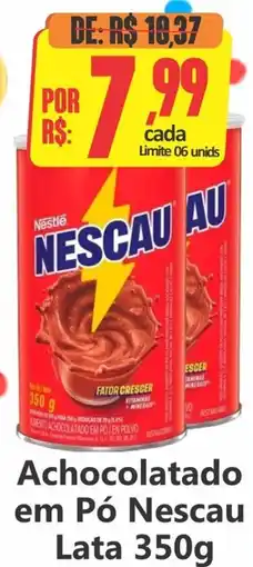 Big Supermercados Achocolatado em Pó Nescau Lata oferta