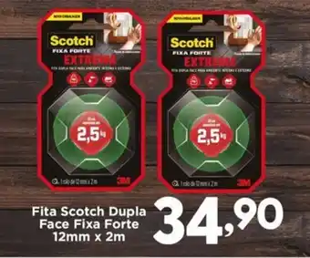 Confiança Supermercados Fita Scotch Dupla Face Fixa Forte oferta