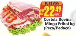 Big Supermercados Costela Bovina Minga Friboi oferta