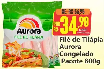 Big Supermercados Filé de Tilápia Aurora Congelado Pacote oferta