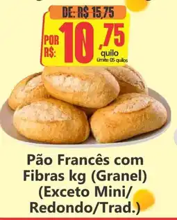 Big Supermercados Pão Francês com Fibras oferta