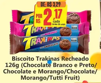 Big Supermercados Biscoito Trakinas Recheado oferta