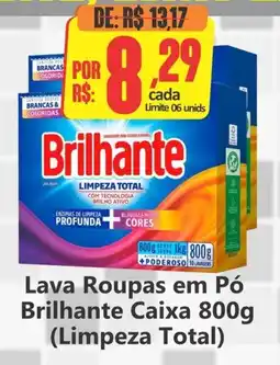 Big Supermercados Lava Roupas em Pó Brilhante Caixa oferta