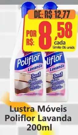 Big Supermercados Lustra Móveis Poliflor Lavanda oferta