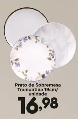 Confiança Supermercados Prato de Sobremesa Tramontina  unidade oferta