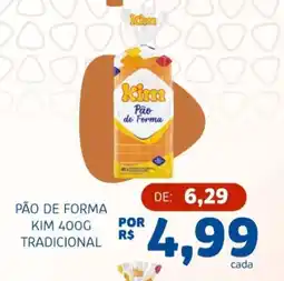 Bergamais Supermercados Pão de forma kim tradicional oferta